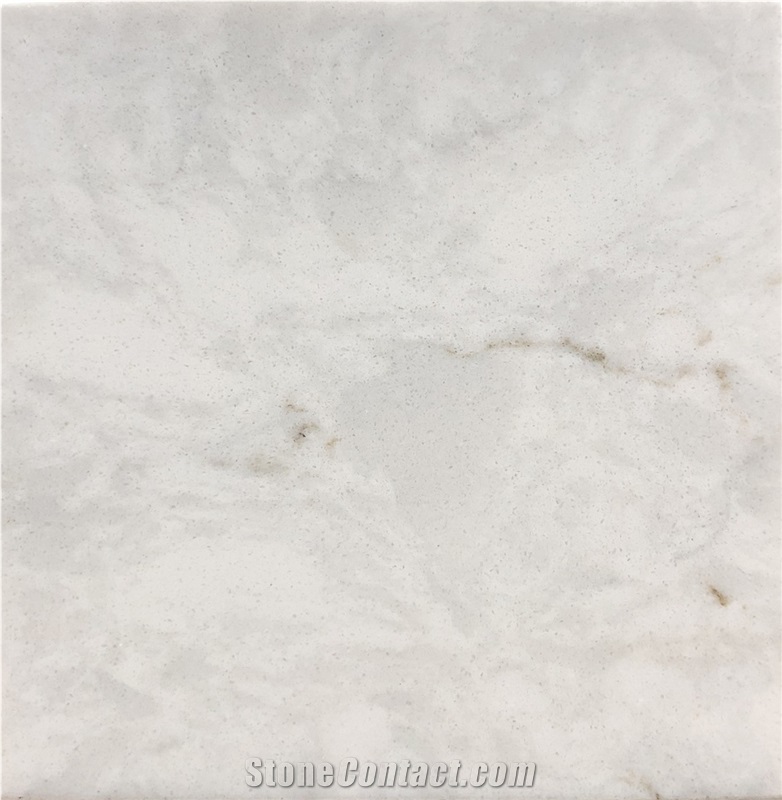 VG 2206 Artificial Carrara Quartz Stone Slab Calacatta