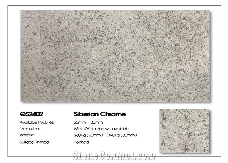 VG 2402 Artificial Carrara Quartz Stone Slab Calacatta