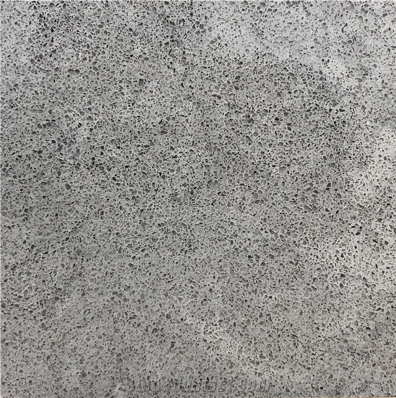 VG2201 Cloudy Grey Quartz Stone Slabs