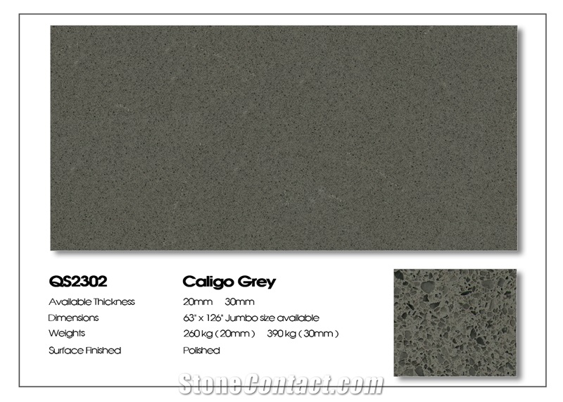 VG2302 Artificial Carrara Quartz Stone Slab Calacatta
