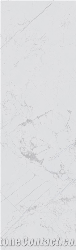 Light Grey Marble Look Sintered Stone 5-JH268022