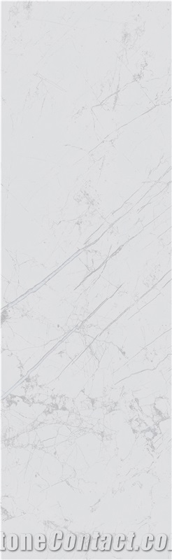 Light Grey Marble Look Sintered Stone 5-JH268022