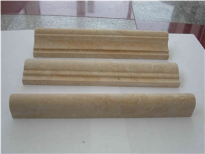 Travertine Stone Moulding, Beige Color