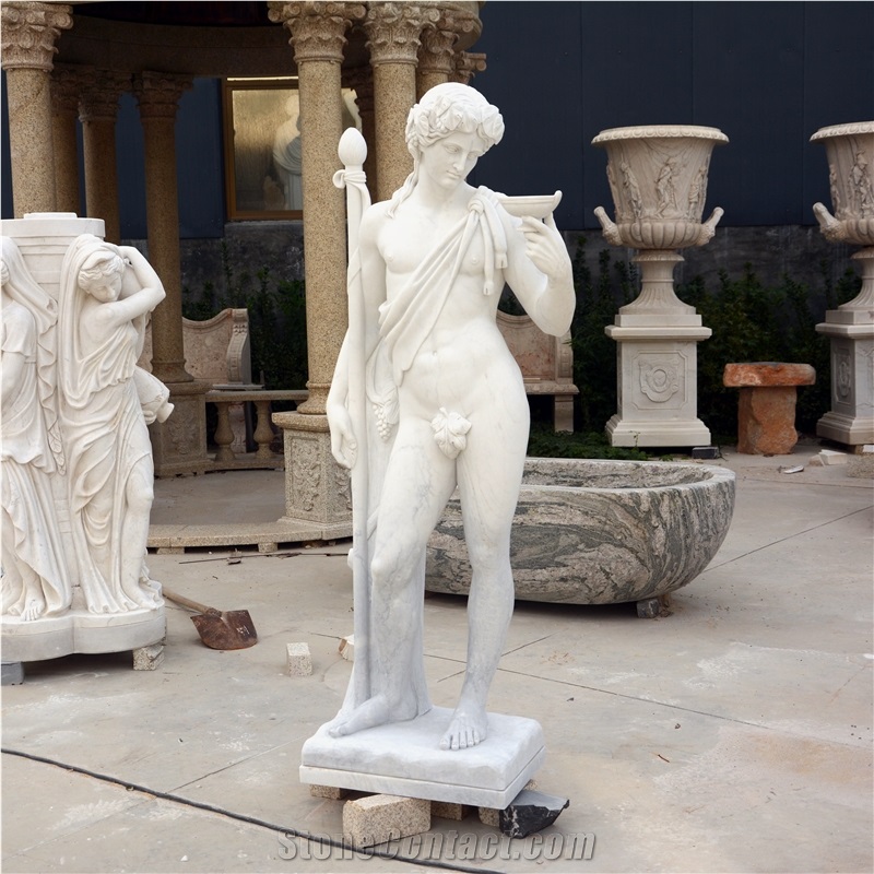 White Marble Male Sculpture