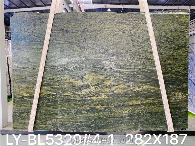 18Mm Thickness China Natural Picasso Green Granite