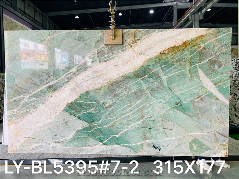 China Polished Jade Crystal Marble For Hotel Decoration