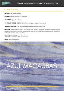 Azul Macaubas Quartzite Blocks - Blue Macaubas,Azul Imperial