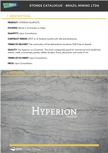 Platinus Quartzite-Hyperion Quartzite Slabs