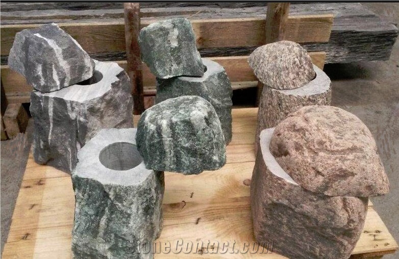 Natural Stone Urns