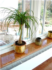 Rojo Quipar Marble Window Sill