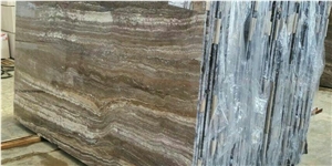 Silver Travertine Slabs