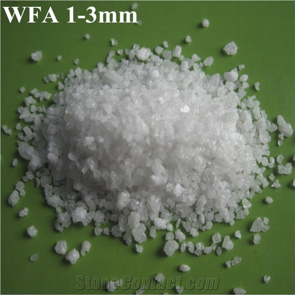 Refractory Material 1-3Mm Fused Al2o3 White Emery Sand