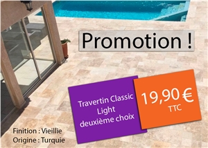 Classic Light Travertine Opus Pattern