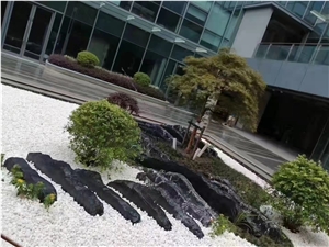Black Landscaping Rock