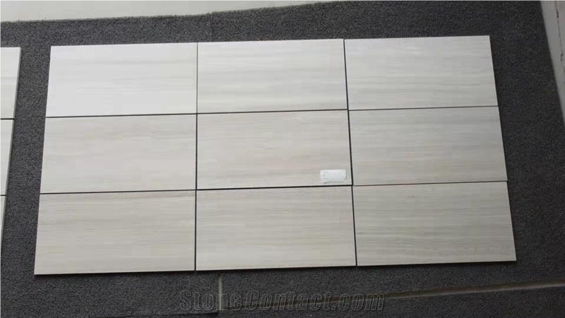 China Wooden White Wood Marble Tile