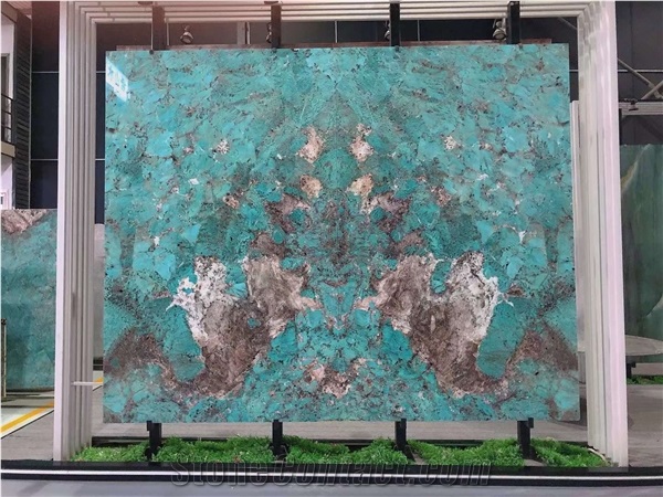 Amazon Green Luxury Green Quartzite Wall Panel Slab Tiles