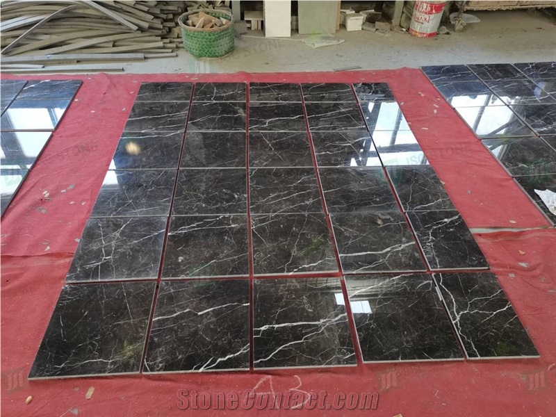 Chinese Factory Laurent Brown Marble Interior Flooring Tiles