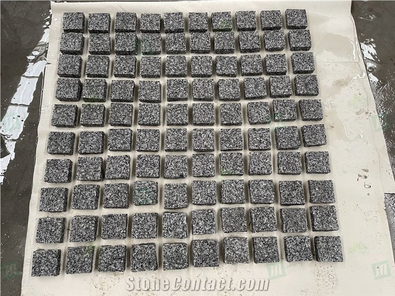 Chinese G641 Georgia Grey Granite Outdoor Paving Cubes