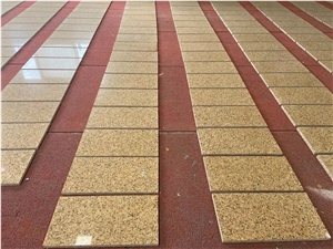 Diamond Golden Granite Slabs And Tiles With Steady Supply