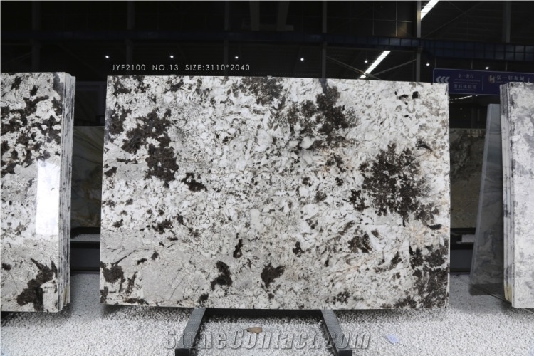 Exotic Golden Peacock Grey Marble Slabs And Wall Panels