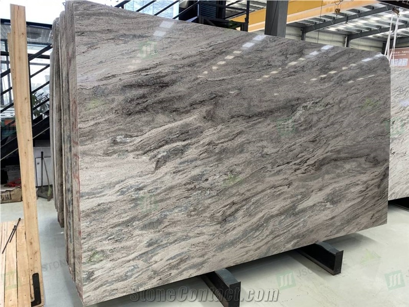 High Quality Brown Marble Polished Slab For Interior Decor