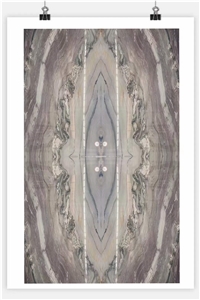 Luxury Natural Quartzie Aquarella Lilac Purple Quartz Slab