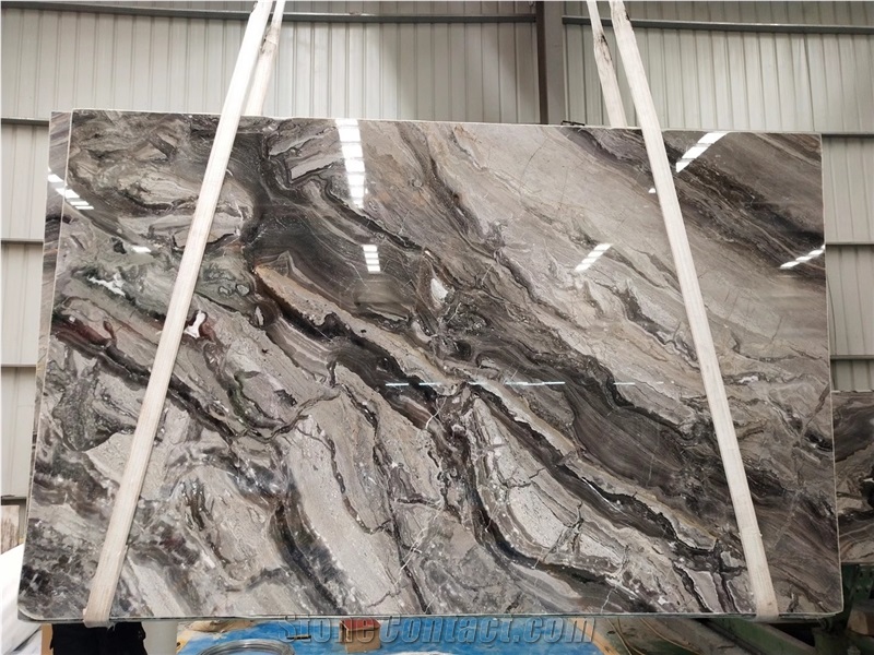 Venice Brown Marble Italy Exotic Marble Luxury Grey Slabs