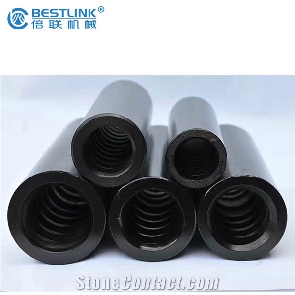 T38 190Mm Rock Drilling Tools Threaded Pipe Coupling Sleeve