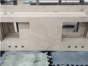 Factory Prices Luis Beige Marble Vanity Tops