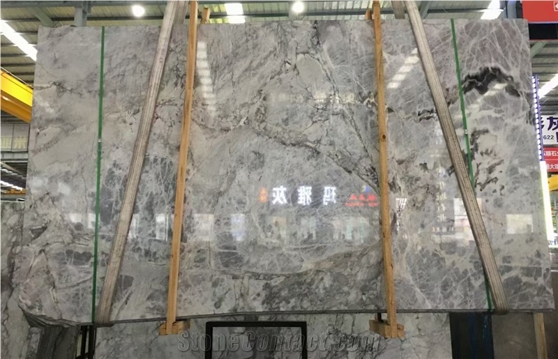 Natural Stone Calaccata Grey  Marble Slabs For Flooring Tile