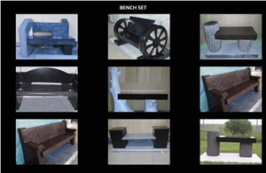 Granite Memorial Benches