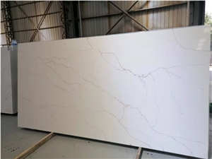 Ethereal Glow Quartz Slabs With Tiny Veins