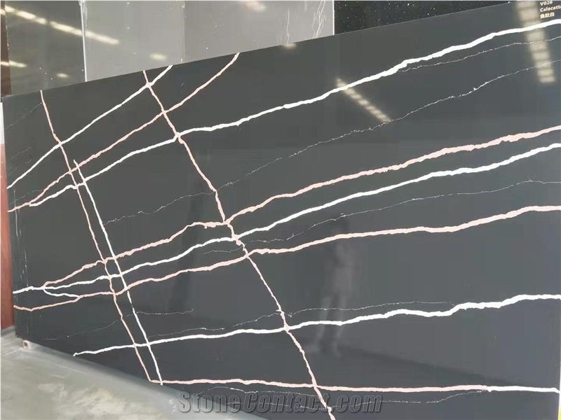 New Design Of Granite Look Quartz Slabs