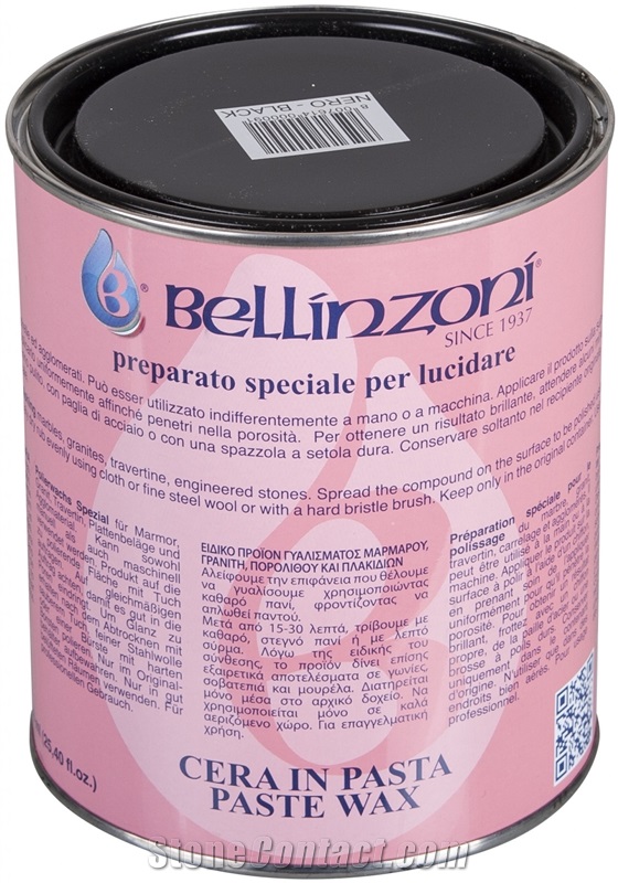 Bellinzoni Polishing Wax Black 1.05 Kg
