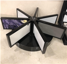 Spinning Tile Table Display Stand For Stone Marble Granite