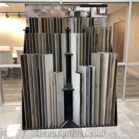 Wood Floor Tile Sample Display Stand