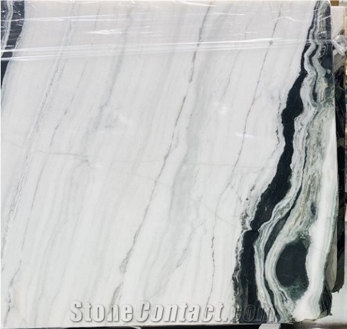 China Panda White Marble Slab & Tile For Interior Design