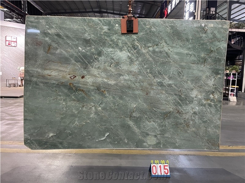 Mint Green Marble Slab Tile Luxury Stone 