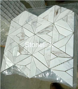 White Marble Mosaic Customed