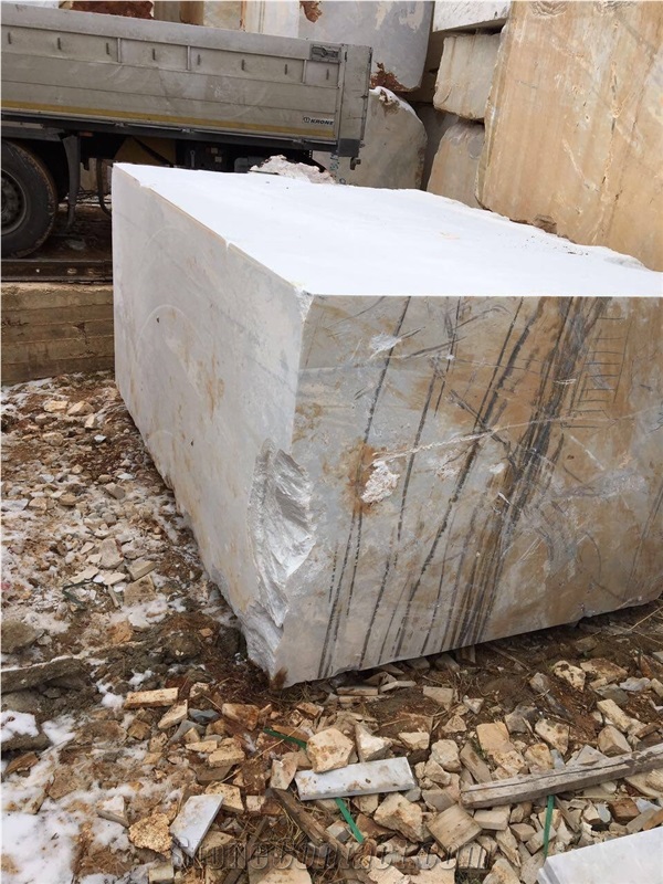Ice White Marble Blocks