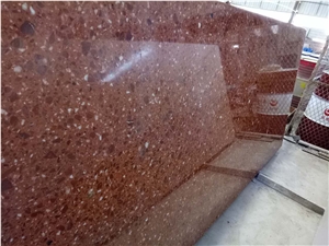 Outdoor Terrazzo Cement Floor Tiles Multi Color Terrazzo