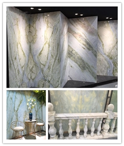 Blue Jade Marble Slab Wall Floor Tile/Bathroom Decoration