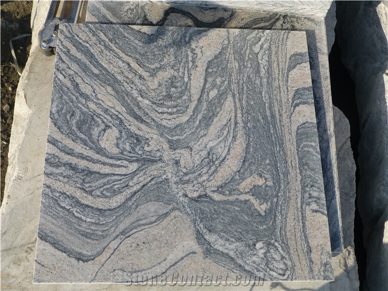 China Juparana Light Granite Slabs Stone Wall/Flooring Tile