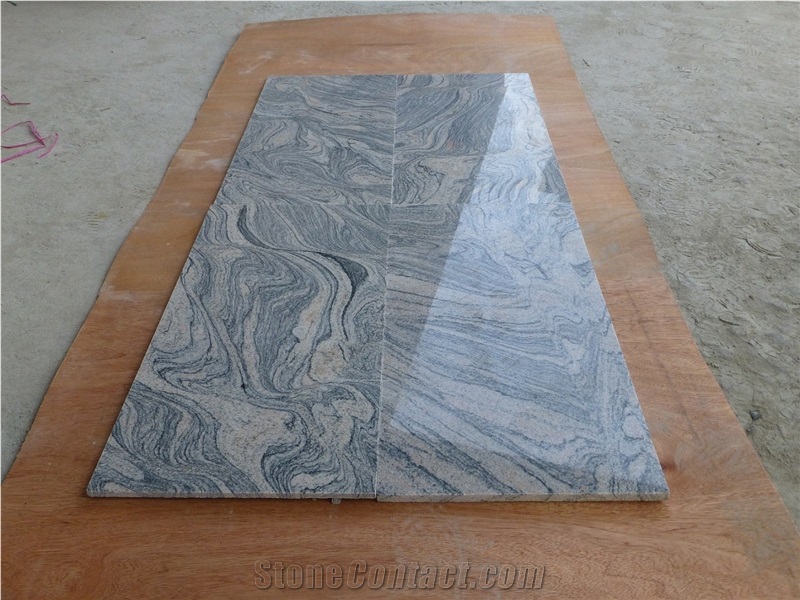 China Juparana Light Granite Slabs Stone Wall/Flooring Tile