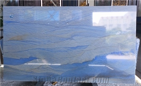 High Quality Azul Macaubas Slab For Bathroom And Countertop