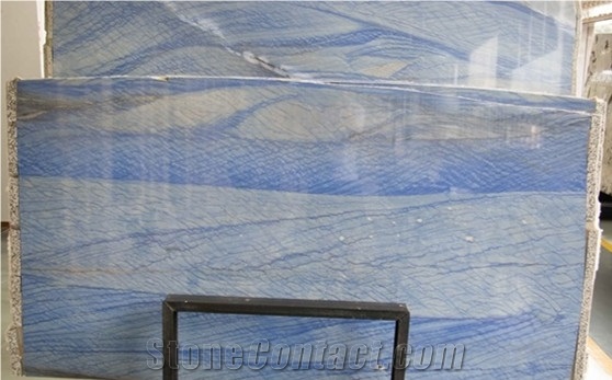 High Quality Azul Macaubas Slab For Bathroom And Countertop