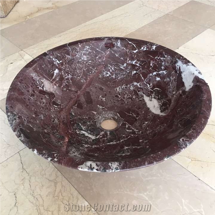 Italian Art Basin Above Counter Ceramic Bathroom Wash