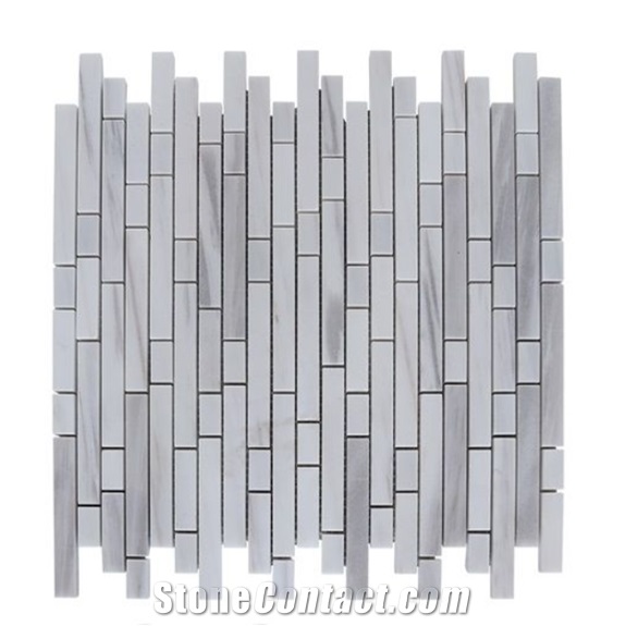 Linear Strip Mosaic Wall Floor Tile/Kitchen Floor Marble