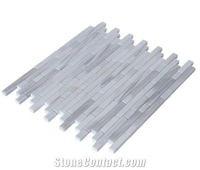 Linear Strip Mosaic Wall Floor Tile/Kitchen Floor Marble