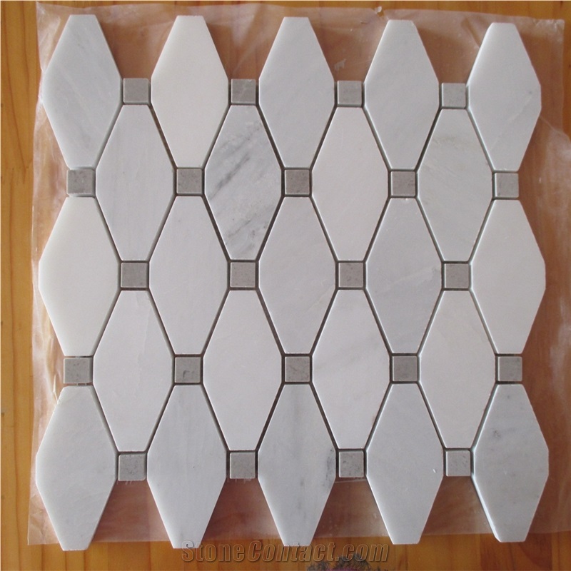 Octave Marble Mosaic Wall/Floor Covering/Bathroom Tile